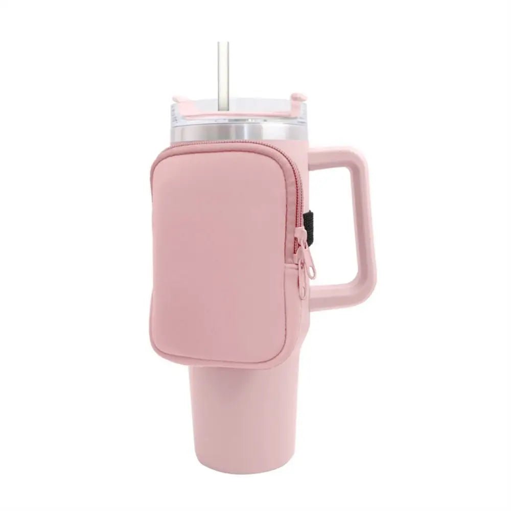 Water Bottle Pouch for Stanley Quencher Adventure H-pink