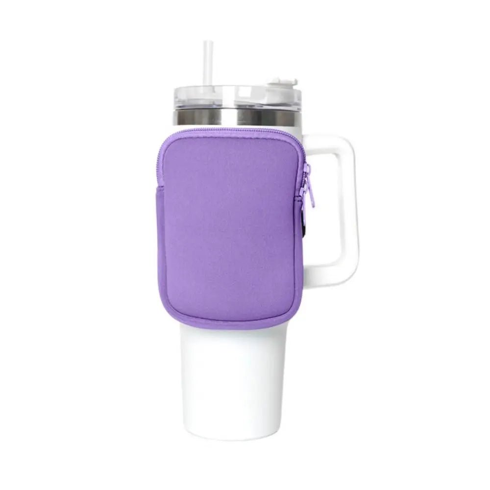 Water Bottle Pouch for Stanley Quencher Adventure L-purple