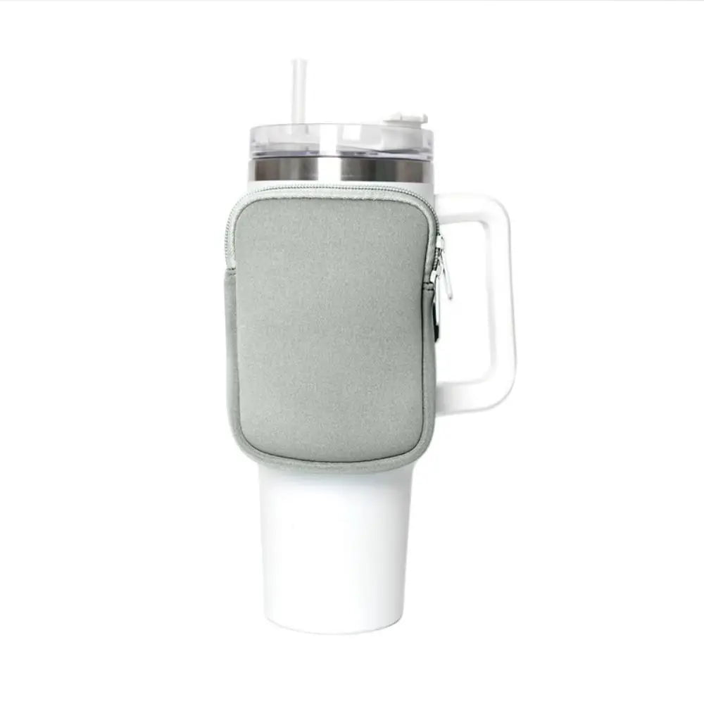 Water Bottle Pouch for Stanley Quencher Adventure P-grey