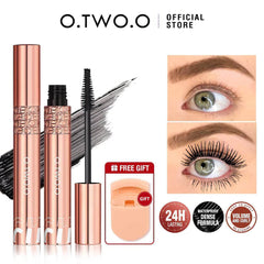 Waterproof 5D Silk Fiber Mascara: Lengthens, Non-smudge, Black, Eyelashes Extension, Lengthening Volume - Cosmetics