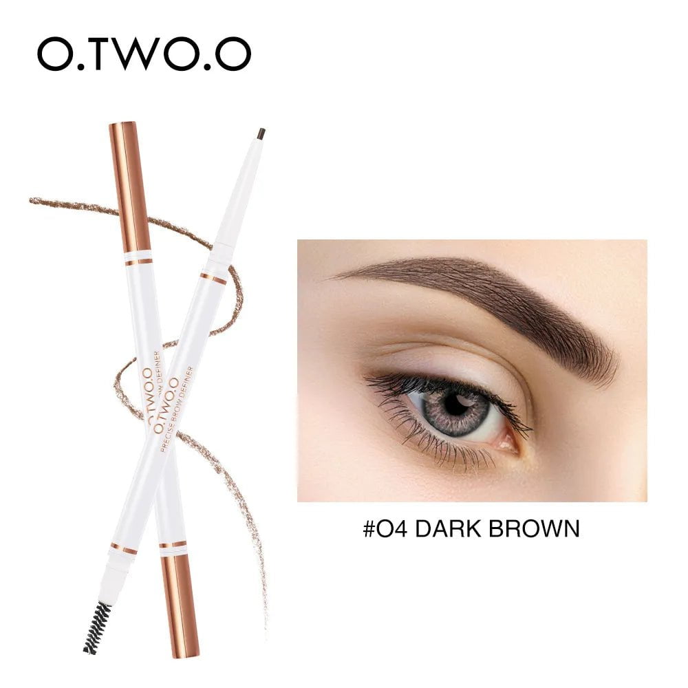 Waterproof Eyebrow Pencil: Natural, Long Lasting, Ultra Fine 1.5mm Brow Tint in Brown - Cosmetics Makeup 04 dark brown / CHINA