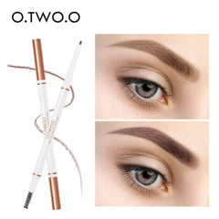 Waterproof Eyebrow Pencil: Natural, Long Lasting, Ultra Fine 1.5mm Brow Tint in Brown - Cosmetics Makeup