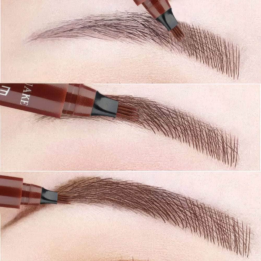 Waterproof Long-Lasting Microblade Brow Pencil with 4 Points