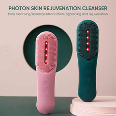 Waterproof Sonic Face Massager: Electric Silicone Cleanser, Facial Cleansing Brush for Skin Whitening