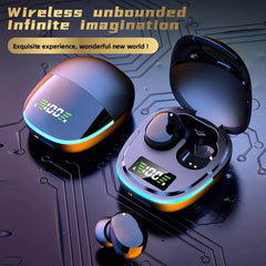 Waterproof TWS G9S Wireless Earbuds, HiFi Sound, Mic, Sports black