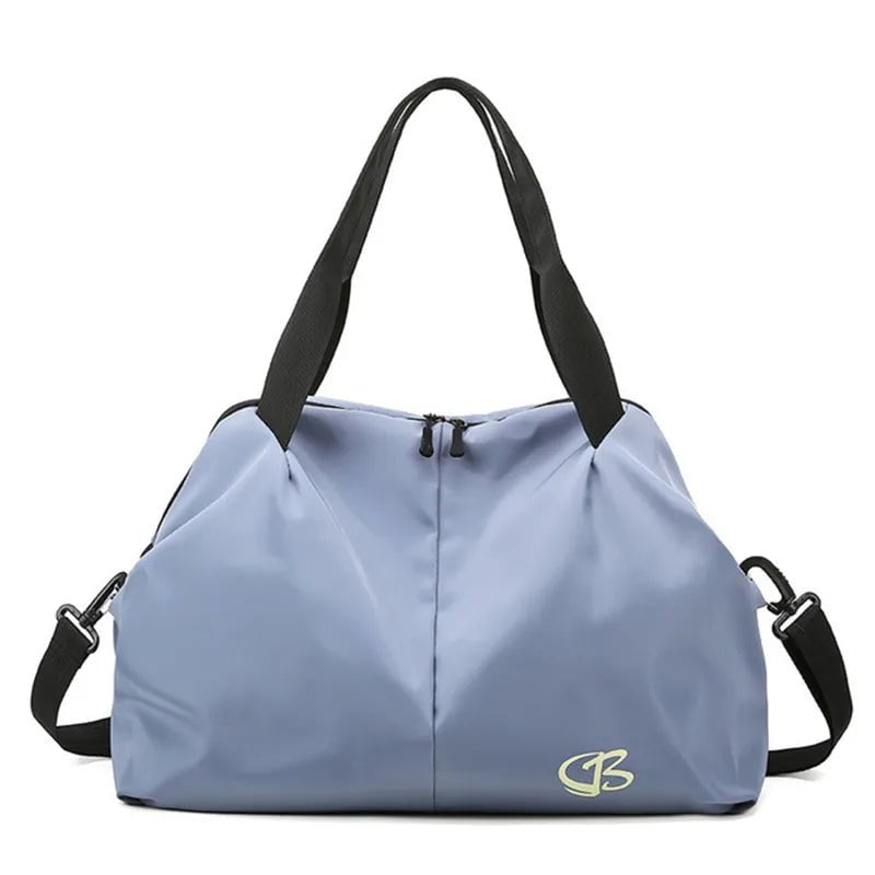 Waterproof Women's Gym Bag: Large Capacity, Multifunctional for Swimming, Yoga, Sports - Hand Travel Duffle, Weekend Package Blue