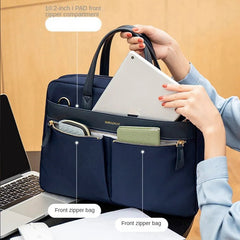 Waterproof Women's Laptop Bag: 13.3-15.6 Inch, Macbook Air/Pro, Shoulder Handbag