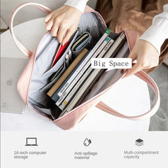 Waterproof Women's Laptop Bag: 13.3-15.6 Inch, Macbook Air/Pro, Shoulder Handbag