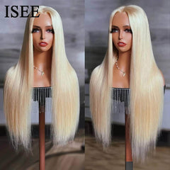 Wear And Go Blonde 613 Lace Front Wigs - Glueless HD Lace Wig, Pre-Cut, Pre-Plucked, Transparent Straight Human Hair Wigs Wear Go Wig / 20inches / 180%