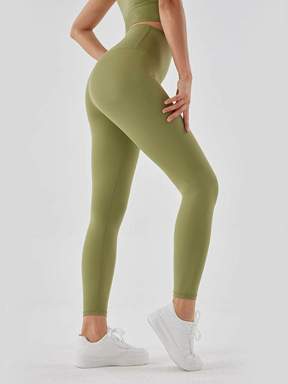 Wide Waistband Sports Leggings