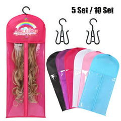 Wig Storage Bag Set with Hanger