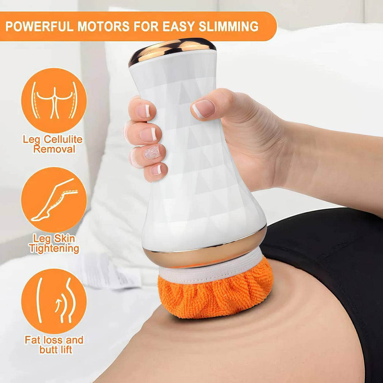 Wireless Body Slim Sculpting Machine - Fat Burner Vibrator for Leg, Hand, Abdomen Shaping Massager wireless withbox