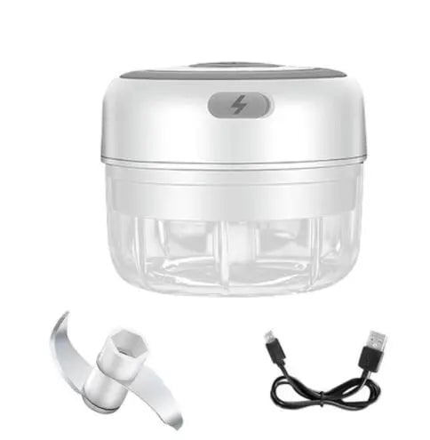 Wireless Mini Electric Garlic Chopper - USB Grinder, 100ML/250ML Capacity 100ml