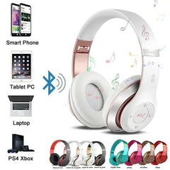 Wireless Sport Bluetooth 5.0 Headphones - Foldable, Handsfree Earphones for iPhone, Xiaomi