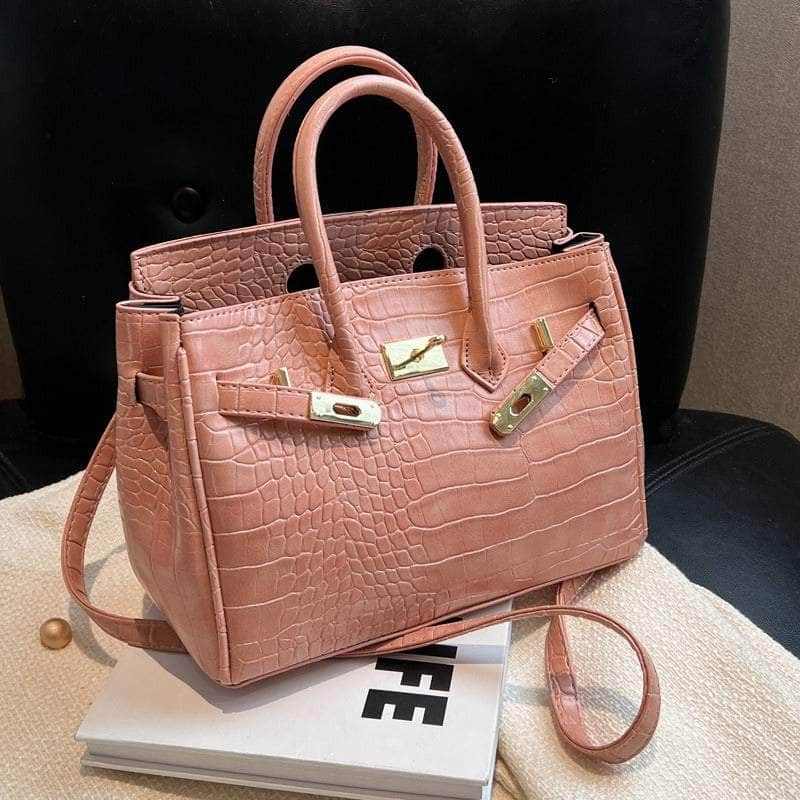 Women Crocodile Texture Handbag