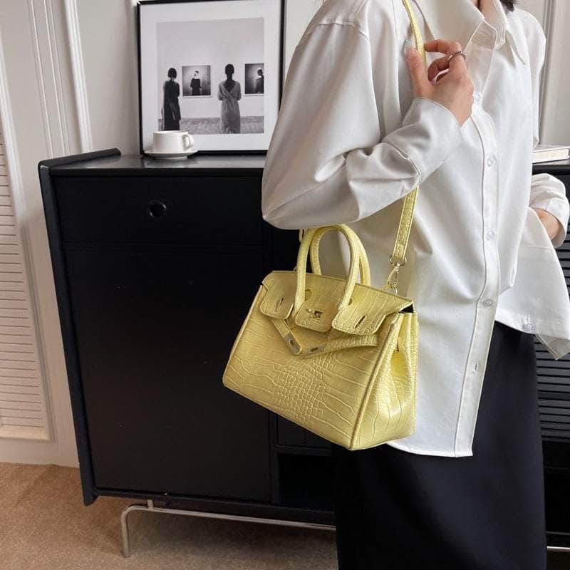 Women Crocodile Texture Handbag