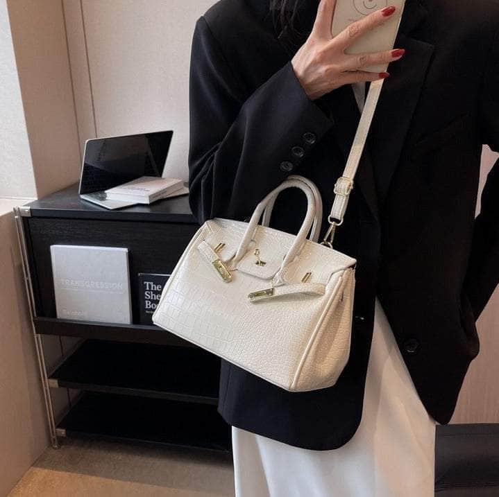 Women Crocodile Texture Handbag