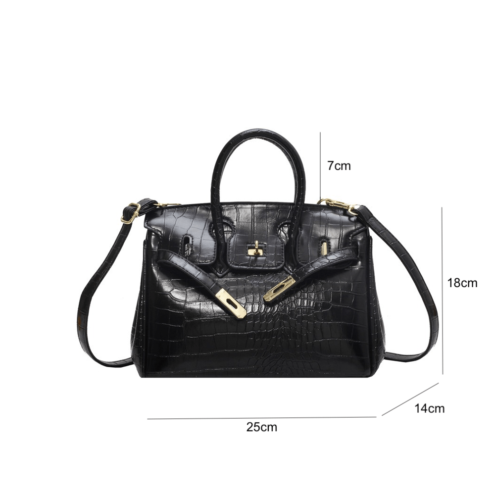 Women Crocodile Texture Handbag