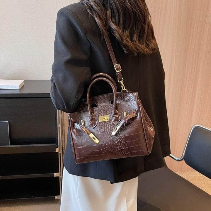 Women Crocodile Texture Handbag