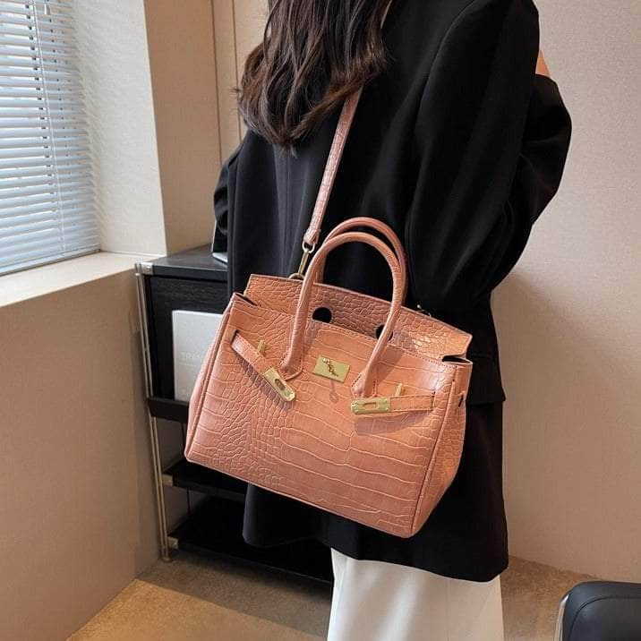 Women Crocodile Texture Handbag