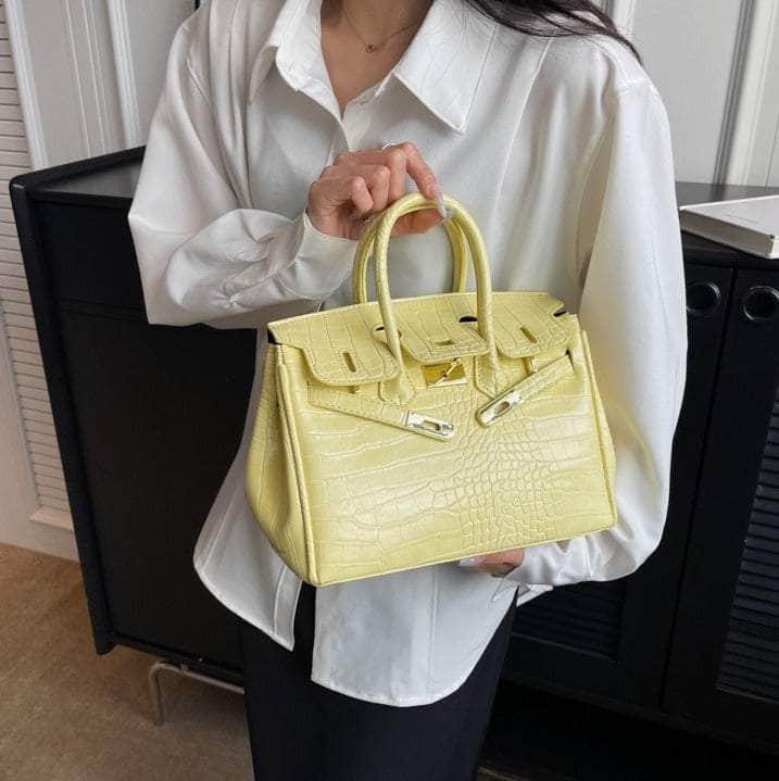 Women Crocodile Texture Handbag