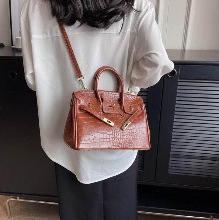 Women Crocodile Texture Handbag