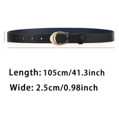 Women's Fashion C-shaped Buckle Thin Belt - Street Trend Jeans Belt, Ideal Gift for Mothers and Girlfriends