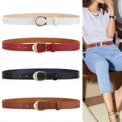 Women's Fashion C-shaped Buckle Thin Belt - Street Trend Jeans Belt, Ideal Gift for Mothers and Girlfriends