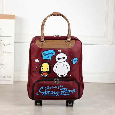 Women's Oxford Wheeled Travel Bag | Large Capacity Rolling Luggage G