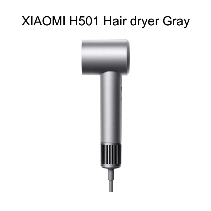 XIAOMI MIJIA H501 High-Speed Hair Dryer - 62m/s Wind Speed, Negative Ion Hair Care, 110000 RPM Dry, 220V CN Version (With EU Adapter) Hair dryer Gray / EU